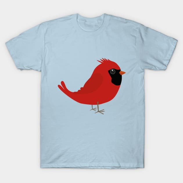 Cardinal bird shirts top